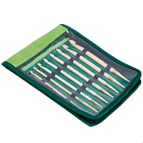 Набор крючков тунисских съемных "Bamboo", длина 15см, 8 размеров, KnitPro, 22550