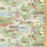 Ткань "Садовые мечты", ширина 145см, 100% хлопок, Acufactum, 3523-947