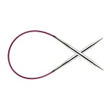 Спицы круговые укороченные "Nova" 2,25мм/25см, латунь с гальваническим покрытием, KnitPro, 10972