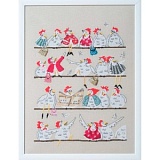 Купить недорого   Набор для вышивания "Беседы в курятнике" 29,5*37,5см, Acufactum Ute Menze, 2519  в интернет магазине Фэмили хобби