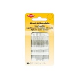 Набор игл ручных для шитья, вышивания, штопки, сталь, 50шт в наборе, Kleiber, 699-99