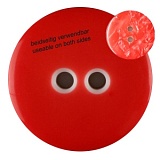 Пуговица двухсторонняя, размер 18мм, пластик, Dill, 312813/18-12