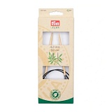 Серия "Prym 1530" - Спицы круговые 4мм/80см, бамбук, натуральный, Prym, 222506