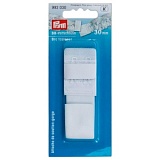 Застежка для бюстгальтера с защитой для кожи, 2 крючка 30 мм белый цв. 992030