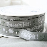 Купить недорого   Тесьма декоративная "С праздником", ширина 16мм, Acufactum Ute Menze,  в интернет магазине Фэмили хоби