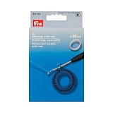 Кольца для обвязывания крючком, круглые, диаметр 30мм, пластик, белый, Prym, 624142