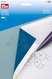 Переводная бумага, вощеная, белый и синий, Prym, 610464