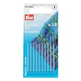 Набор игл для штопки, размеры № 1-9, сталь, серебристый, 10шт в наборе, Prym, 124663