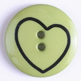 Пуговица, размер 13мм, пластик, Dill, 211628/13-20