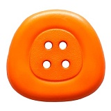 Пуговица, размер 18мм, пластик, Dill, 283823/18-12