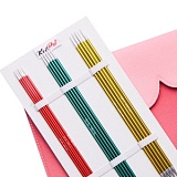 Набор "Starter" спиц чулочных длиной 20см "Zing", 6 размеров, KnitPro, 47422