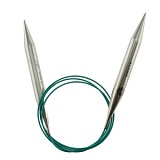 Спицы круговые "Mindful" 12мм/100см, нержавеющая сталь, серебристый, KnitPro, 36129