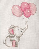 Купить недорого   Набор для вышивания Anchor "Sweet Balloons (Girl)" 20*16см, MEZ Венгрия, AK30  в интернет магазине Фэмили хобби