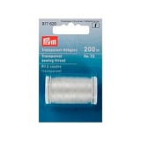 Прозрачная нить для машинного и ручного шитья, бисероплетения , №70, 200м, 100% нейлон, блист 977620