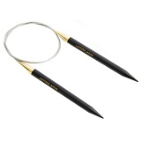 Спицы круговые "Lantern Moon" 4,5мм/100см, эбеновое дерево, KnitPro, 350106