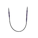 Спицы круговые укороченные асимметричные "Zing" 3,75мм/25см, длина спицы 7см и 4,5см, KnitPro, 47057