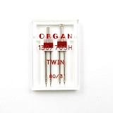 №80/3 (2) №80/3 (2шт) иглы ORGAN TWIN 130/705 Н, д/быт.машин  