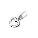 Подвеска для застежки-молнии, с карабином "Сердце", металл, серебристый, Prym, 482371