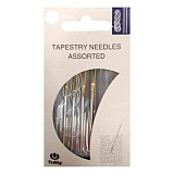 Набор игл для шитья пряжей, круглый наконечник, размер: № 13, № 14, № 15, № 16, Tulip, AC-042e