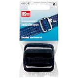 Пряжка регулировочная, пластик, 40 мм, черный цв. 416387