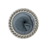 Пуговица на ножке, размер 20мм, металл/пластик, серый, Union Knopf by Prym, U0453864020007601-12