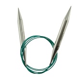 Спицы круговые "Mindful" 12мм/120см, нержавеющая сталь, серебристый, KnitPro, 36149