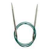 Спицы круговые "Mindful" 6,5мм/120см, нержавеющая сталь, серебристый, KnitPro, 36144