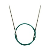 Спицы круговые "Mindful" 3,75мм/100см, нержавеющая сталь, серебристый, KnitPro, 36118