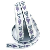 Купить недорого   Тесьма декоративная "Сердце", ширина 10мм, Acufactum Ute Menze,  в интернет магазине Фэмили хоби