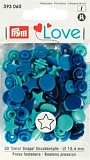 Серия "Prym Love" - Кнопки "Color Snaps", звезда 12,4мм, Prym, 393060