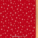 Ткань "Кристаллы льда красные", ширина 145см, 100% хлопок, Acufactum, 3523-850