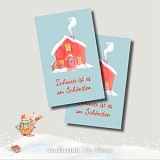 Заплатка "Zuhause" /Дома/ 80*50мм, 100% полиэстер, Acufactum Ute Menze, 35381