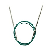 Спицы круговые "Mindful" 3,75мм/120см, нержавеющая сталь, серебристый, KnitPro, 36138