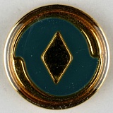 Пуговица, размер 23мм, металл, Dill, 360287/23-16