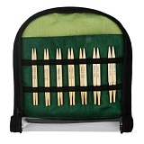 Набор "Special Interchangeable Needle Set" спиц съемных укороченных "Bamboo", KnitPro, 22565