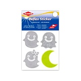 Набор аппликаций, самоклеящиеся, светоотражающие "Привидения и Луна", Kleiber, 611-80