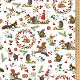 Ткань "Осеннее волшебство", ширина 145см, 100% хлопок, Acufactum, 3523-864