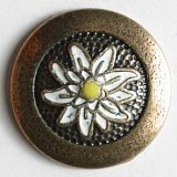 Пуговица, размер 18мм, металл, Dill, 350106/18-24