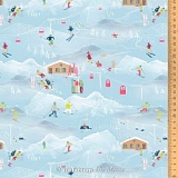 Ткань "Участник саммита", ширина 145см, 100% хлопок, Acufactum Ute Menze, 3523-914