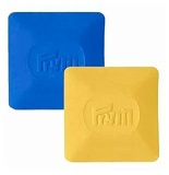 Портновский мел, диски, 50*50мм, синий/желтый, 25шт в коробке 611826