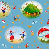 Ткань "Пиппа и Пелле", ширина 150см, Acufactum Ute Menze, 3523-510