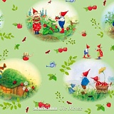 Ткань "Летние овалы Пиппа + Пелле", ширина 155см, Acufactum Ute Menze, 3523-747