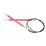 Спицы круговые "Zing" 6,5мм/100см, KnitPro, 47164