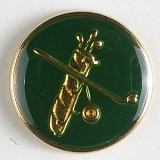 Пуговица, размер 15мм, металл, Dill, 300127/15-24