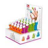 Дисплей с 30-ю напёрстками "Ergonomics" в 4-x различныx размераx, Prym, 651751