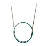 Спицы круговые "Mindful" 3,75мм/80см, нержавеющая сталь, серебристый, KnitPro, 36098