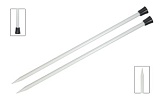 Спицы прямые "Basix Aluminum" 4мм/25см, KnitPro, 45204