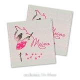 Заплатка "Маленькая танцовщица" 40*40мм, 100% полиэстер, Acufactum, 35404