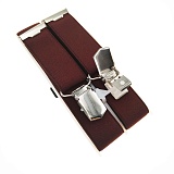 Подтяжки стандартные 125см 30мм бордовый цв. 944073