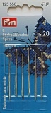 Иглы для вышивки со скругленным острием № 20 (43*1мм), сталь, Prym, 125556